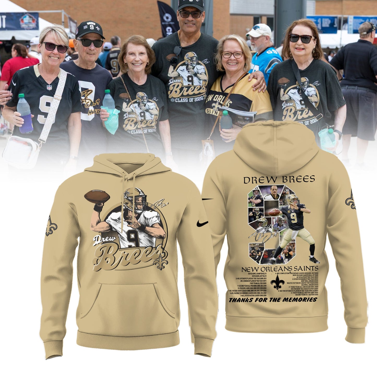 Limited Edition New Orleans Saints Drew Brees Hoodie