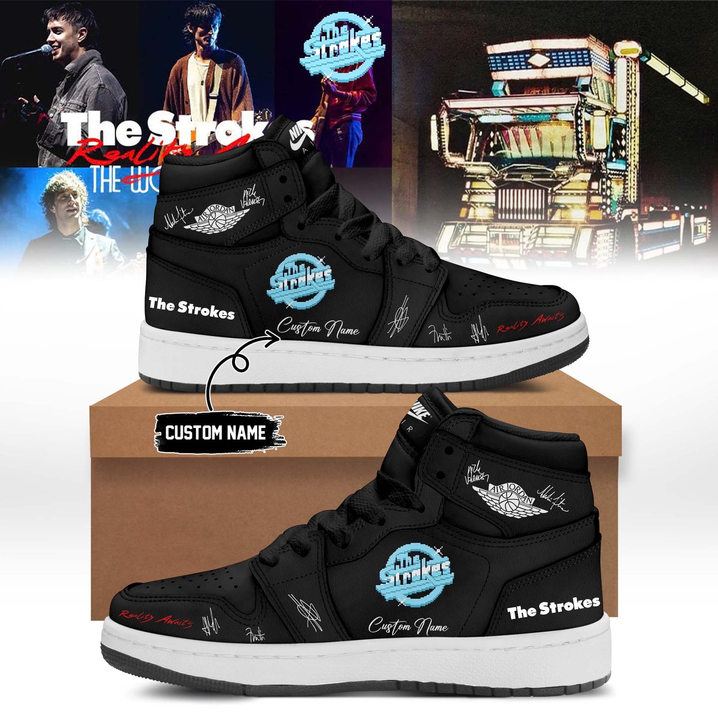 _The Strokes Reality Awaits World Tour 2026 Limited Edition Signature – Shoes 2-3