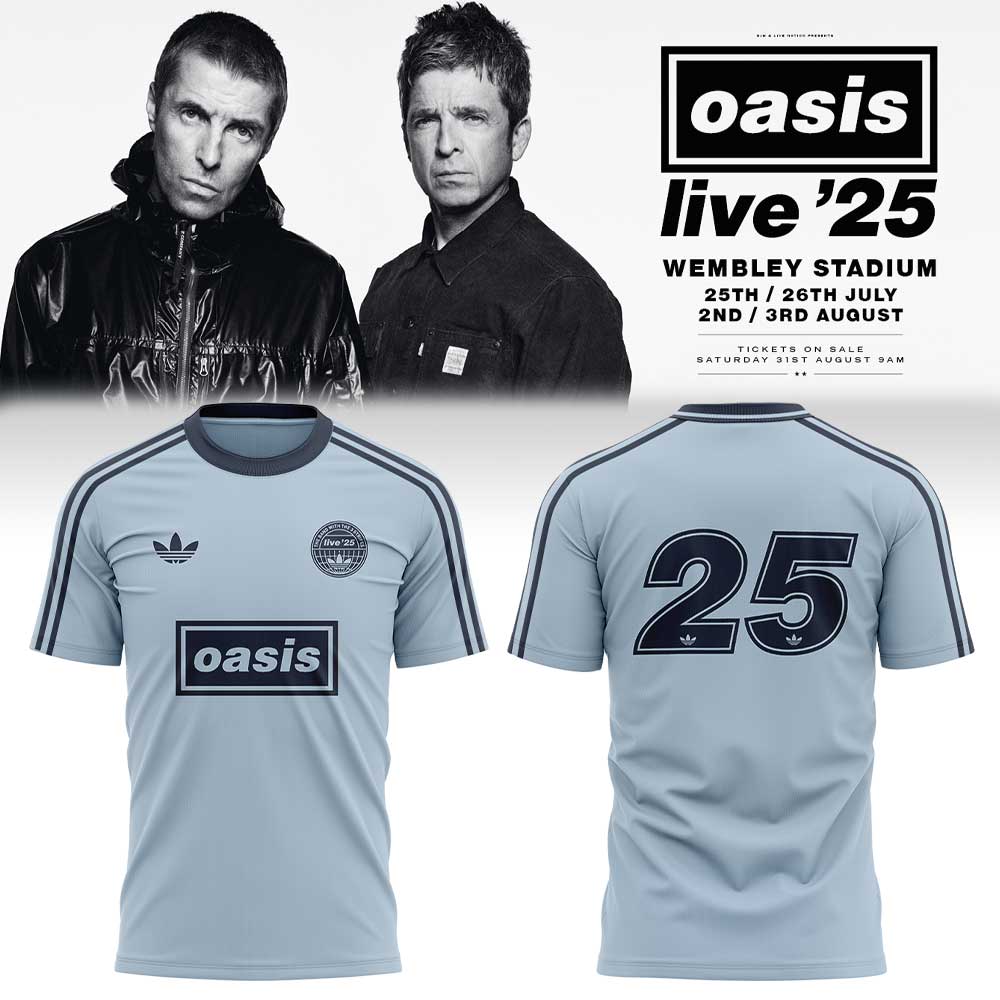 . Limited Edition Oasis “Live ’25” London 25 Shirt