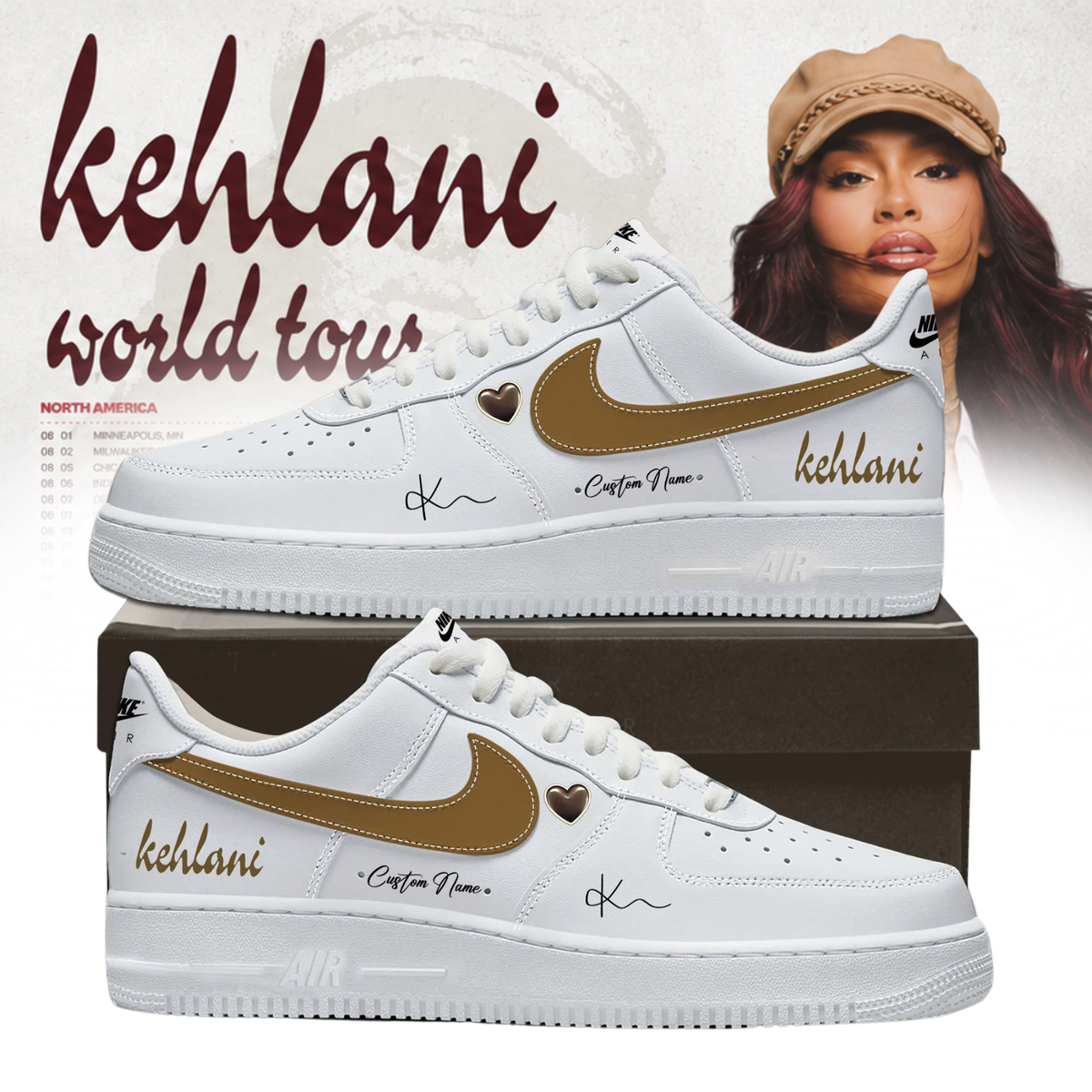 .Kehlani ”Kehlani World Tour ” Shoes
