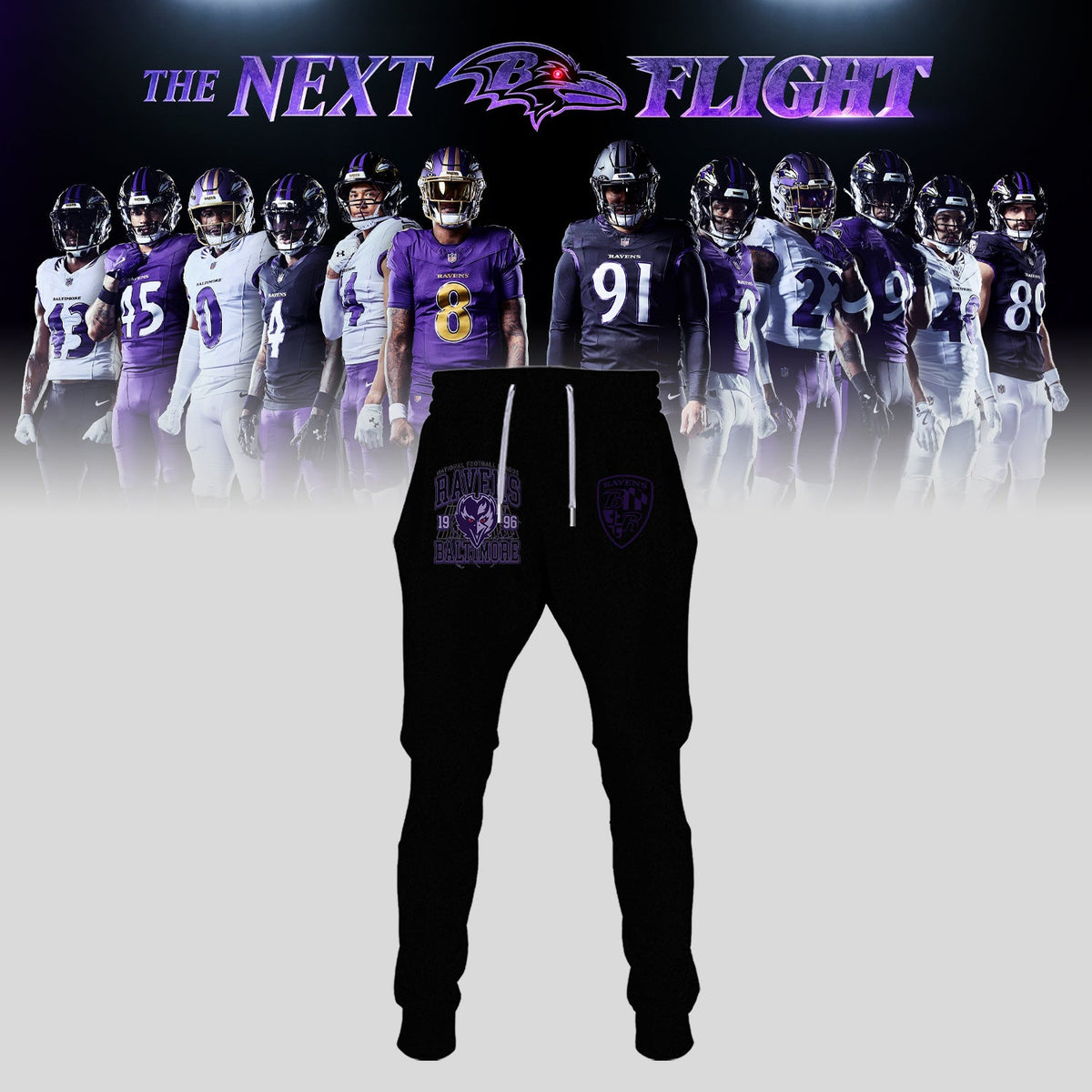Limited Edition B.Ravens The Next Flight Shirt