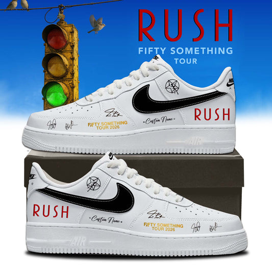 ,,RUSH “Fifty Something Tour” 2026 Signed – Shoes 1-2