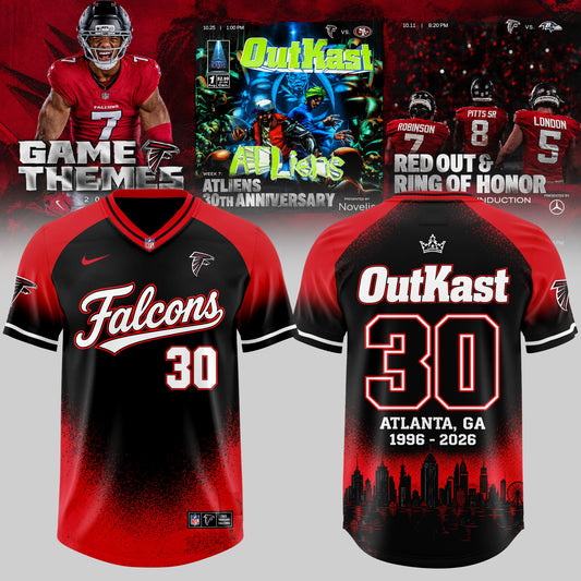 _ FALCONS × OUTKAST ATLiens 30TH ANNIVERSARY 2026 Edition Football Jersey