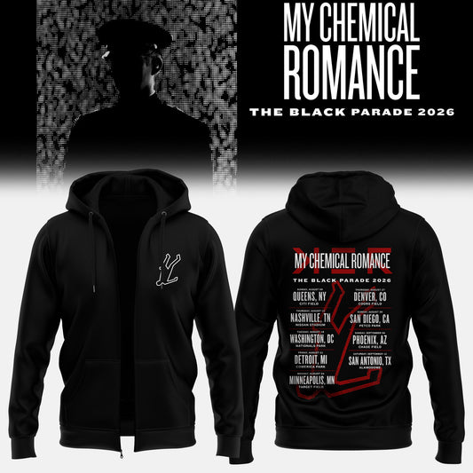M.C.R – The Black Parade Tour NA 2026 Limited ZipHoodie