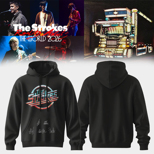 .The Strokes Reality Awaits World Tour 2026 Limited Edition Signature – Hoodie