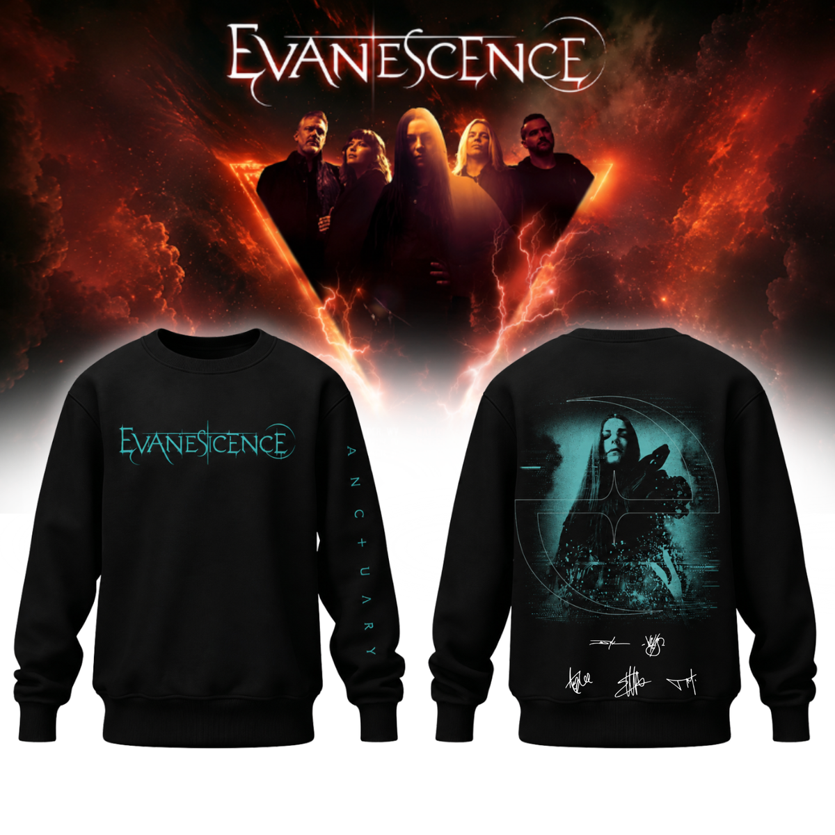 Evanescence “Sanctuary 2026 World Tour” – Sweatshirt
