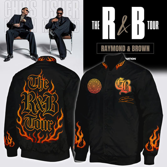 _,Official Chris Brown R&B Tour Signed Bomber