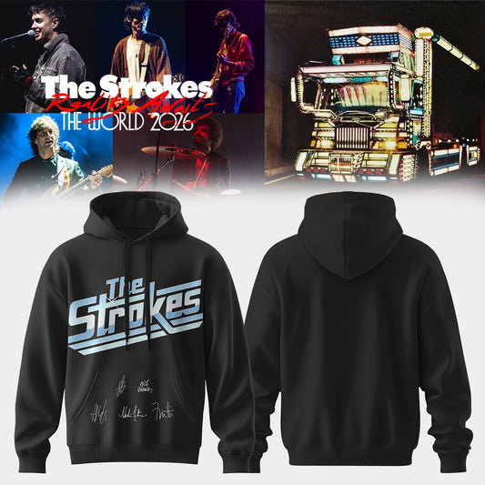.The Strokes Reality Awaits World Tour 2026 Limited Edition Signature – Hoodie