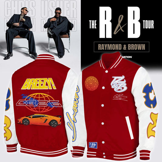 _,Official Chris Brown R&B Tour Signed Bomber