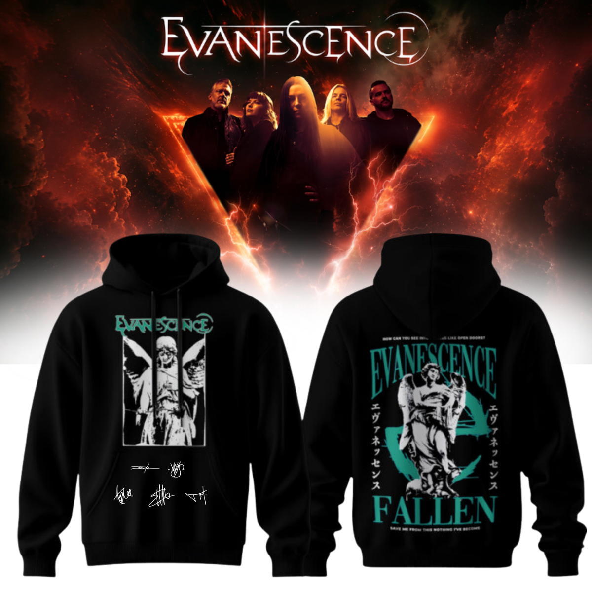 Evanescence “Sanctuary 2026 World Tour” – Hoodie