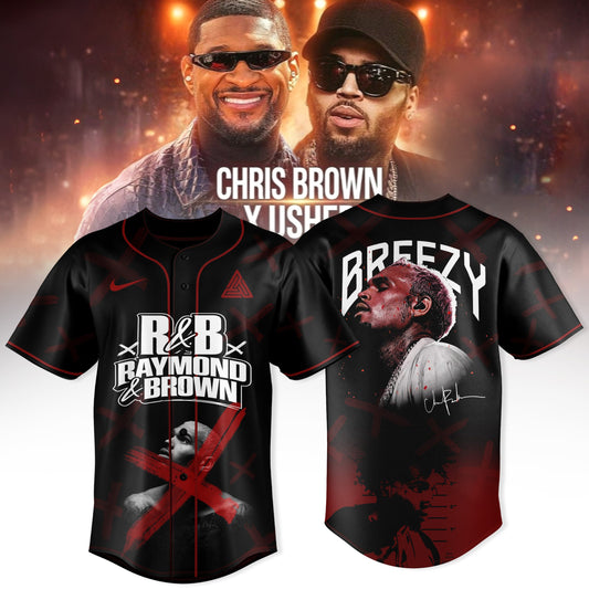 _CHRIS BROWN x RAYMOND USHER – R&B TOUR 2026 Collection Jersey