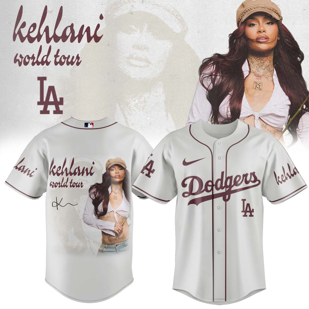 Kehlani World Tour Limited Edition Signature – Jersey 1