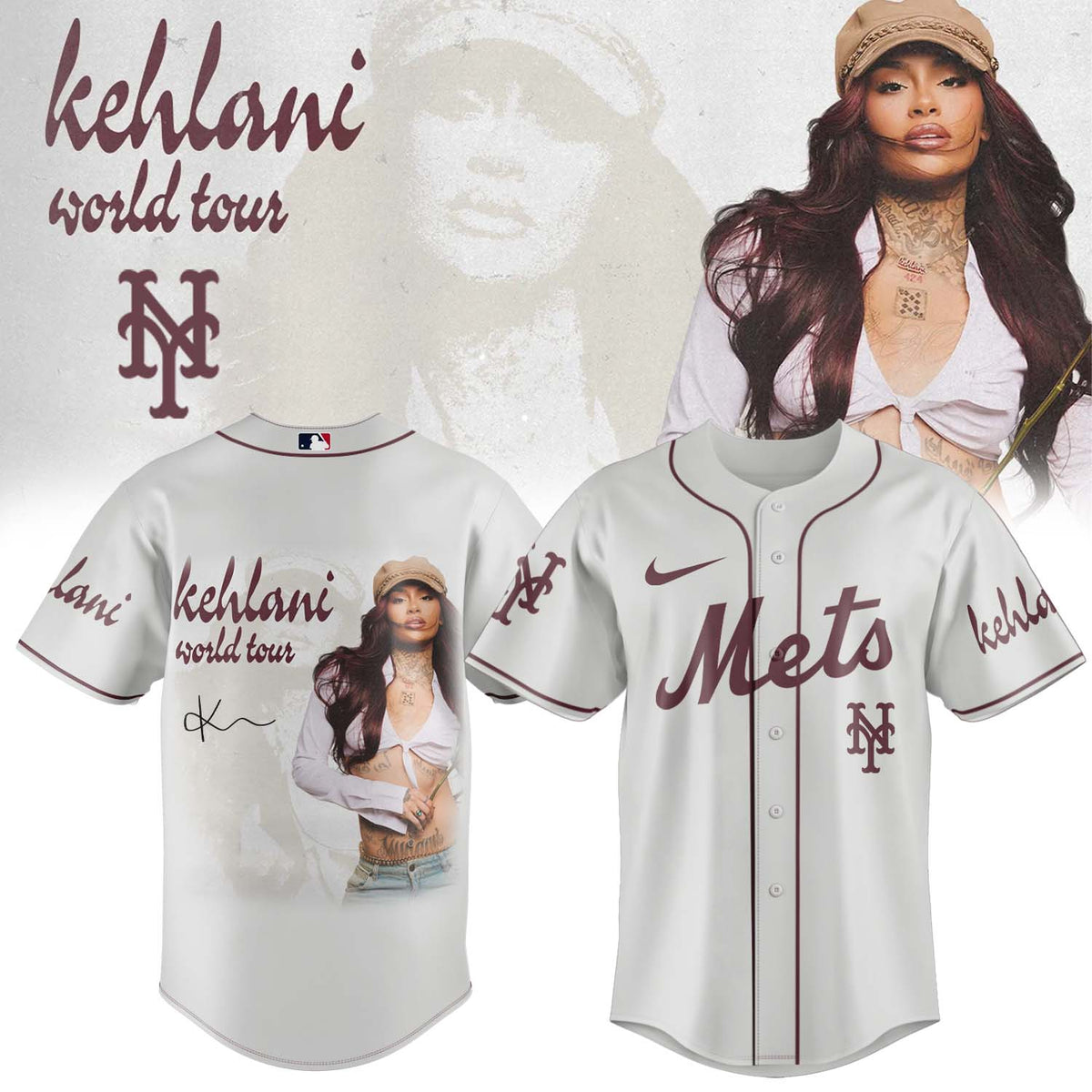 Kehlani World Tour Limited Edition Signature – Jersey 1