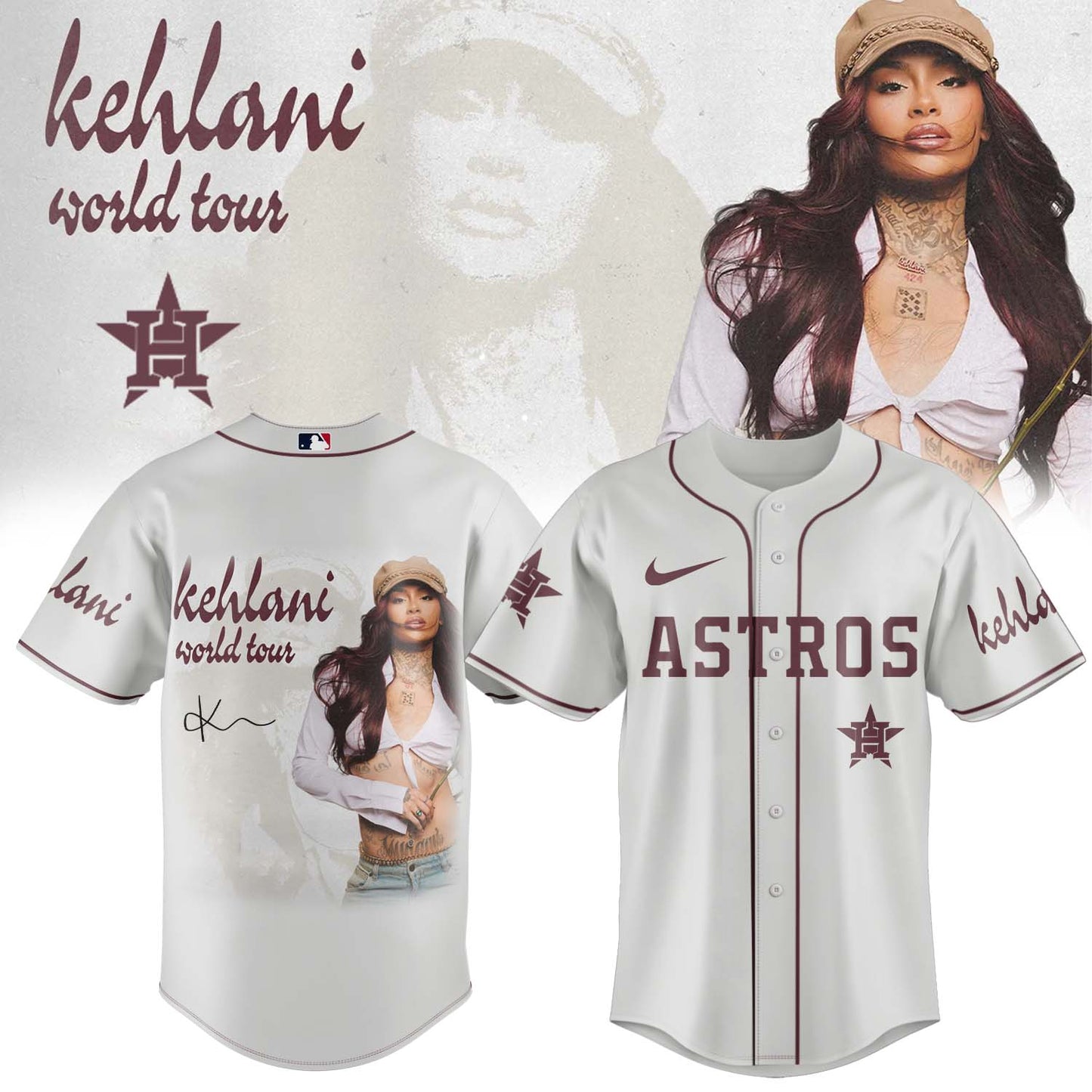 Kehlani World Tour Limited Edition Signature – Jersey 1