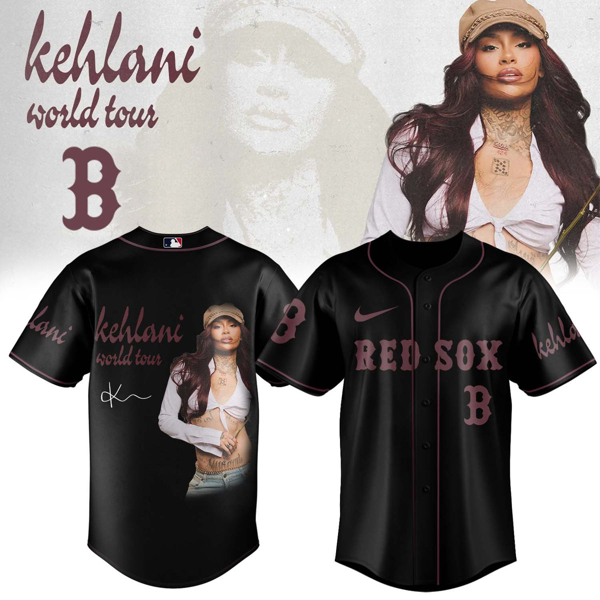 Kehlani World Tour Limited Edition Signature – Jersey 4