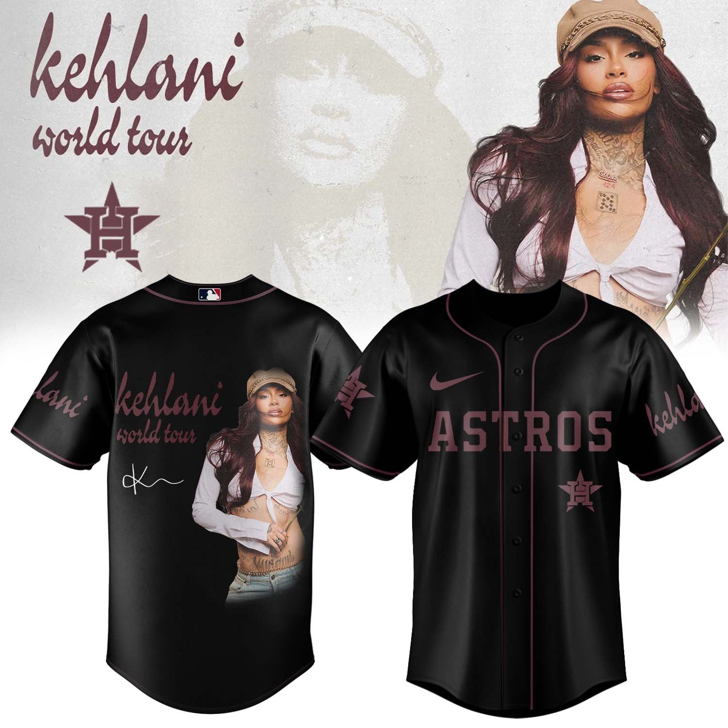 Kehlani World Tour Limited Edition Signature – Jersey 4