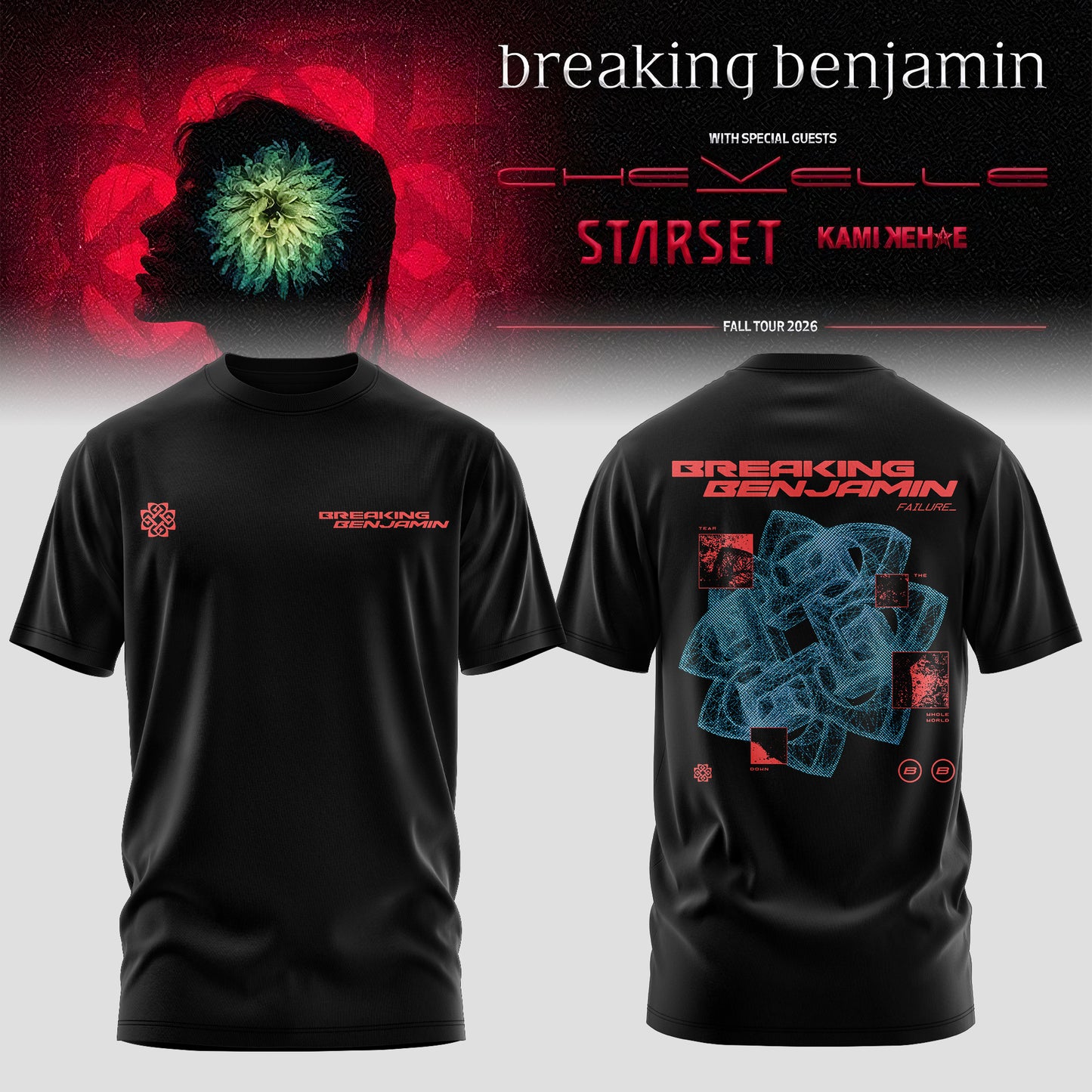 American Tour 2026 Vintage Style 3D Graphic Tee V2