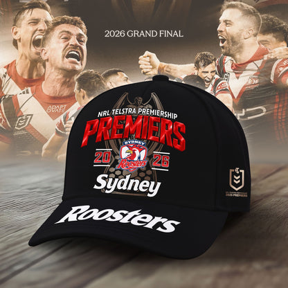 Limited Edition Sydney Roosters 2026 Premiers Cap