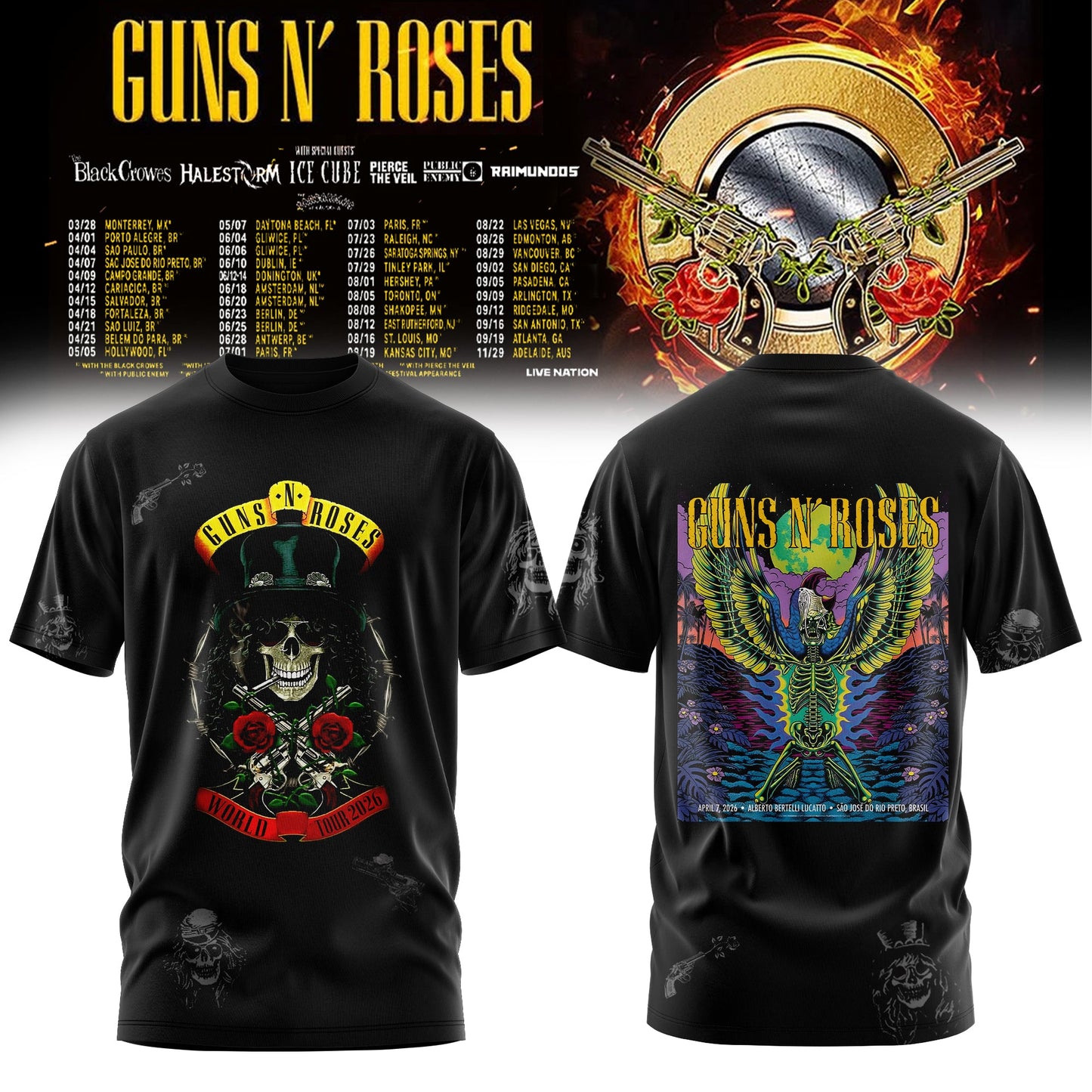 2026 TOUR T-SHIRT IS HERE – LIMITED EDITION 🔥