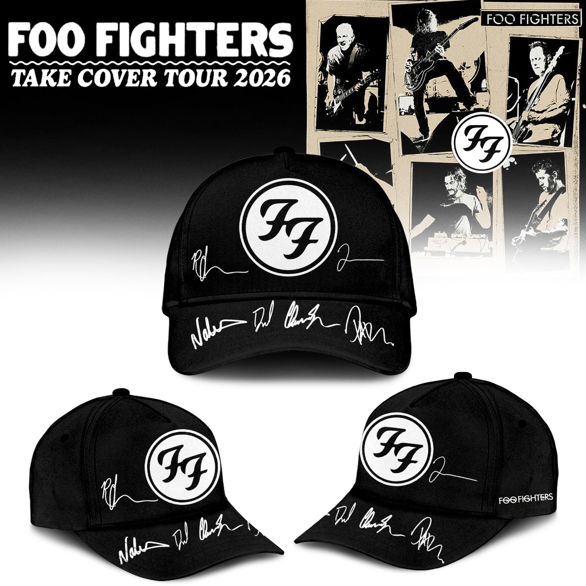 FF ”Take Cover Tour 2026” Limited Edition Signature – Hoodie