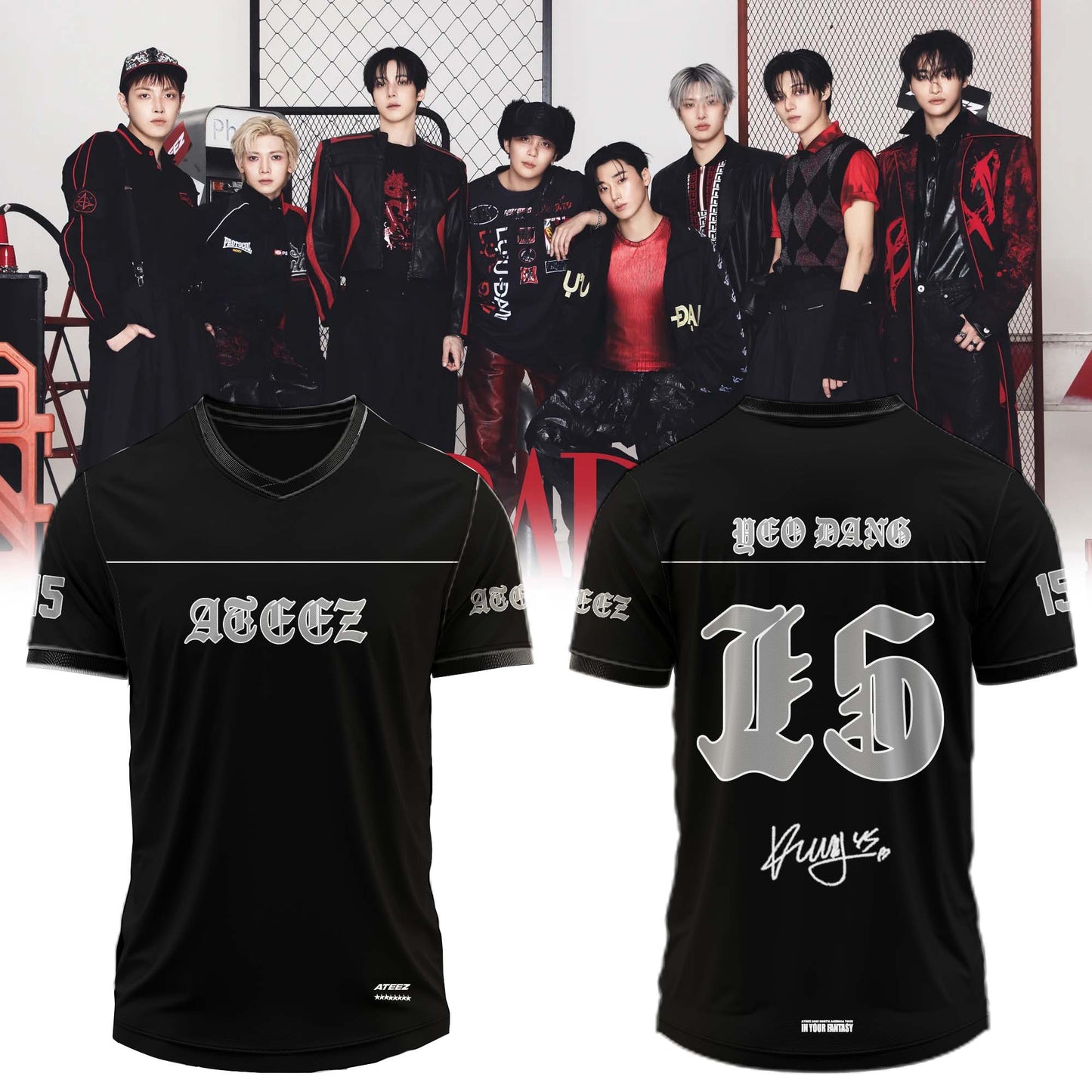 .ATEEZ BAD signed Jersey