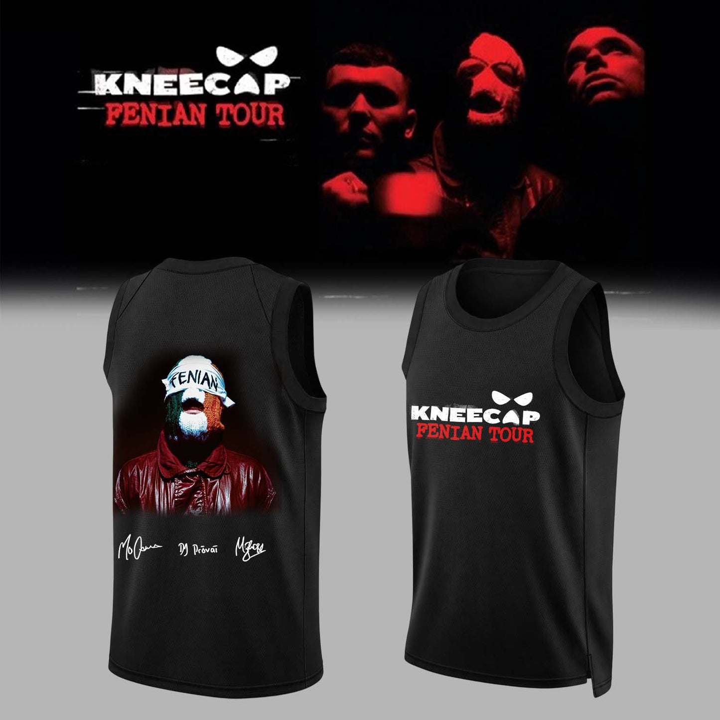 ..KNEECAP ”FENIAN TOUR” Limited Edition Signature – Jersey