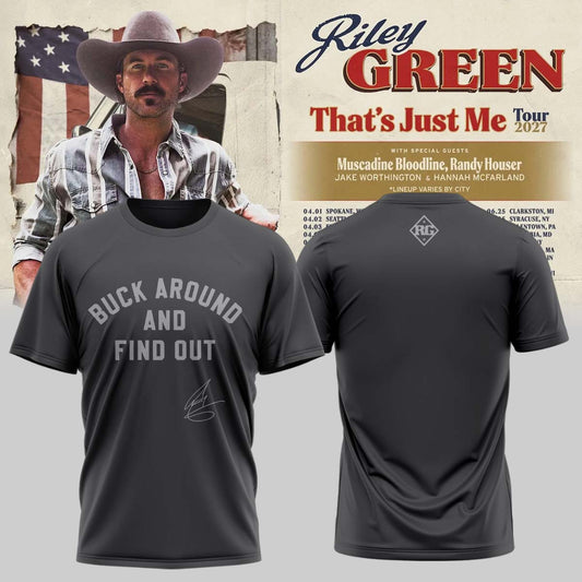 Riley Green That’s Just Me Tour signed TShirt