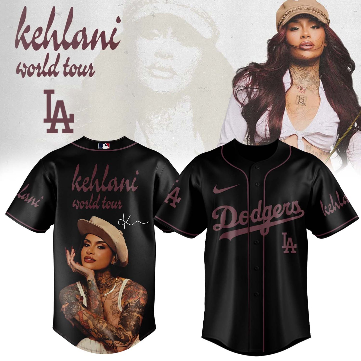 Kehlani World Tour Limited Edition Signature – Jersey 3