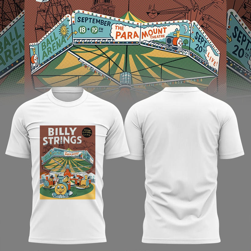 Limited Edition Billy Strings tour 2026 T-shirt