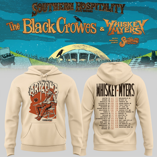 Limited Edition Whiskey Myers Southern Hospitality Tour In Arizona Hoodie 1