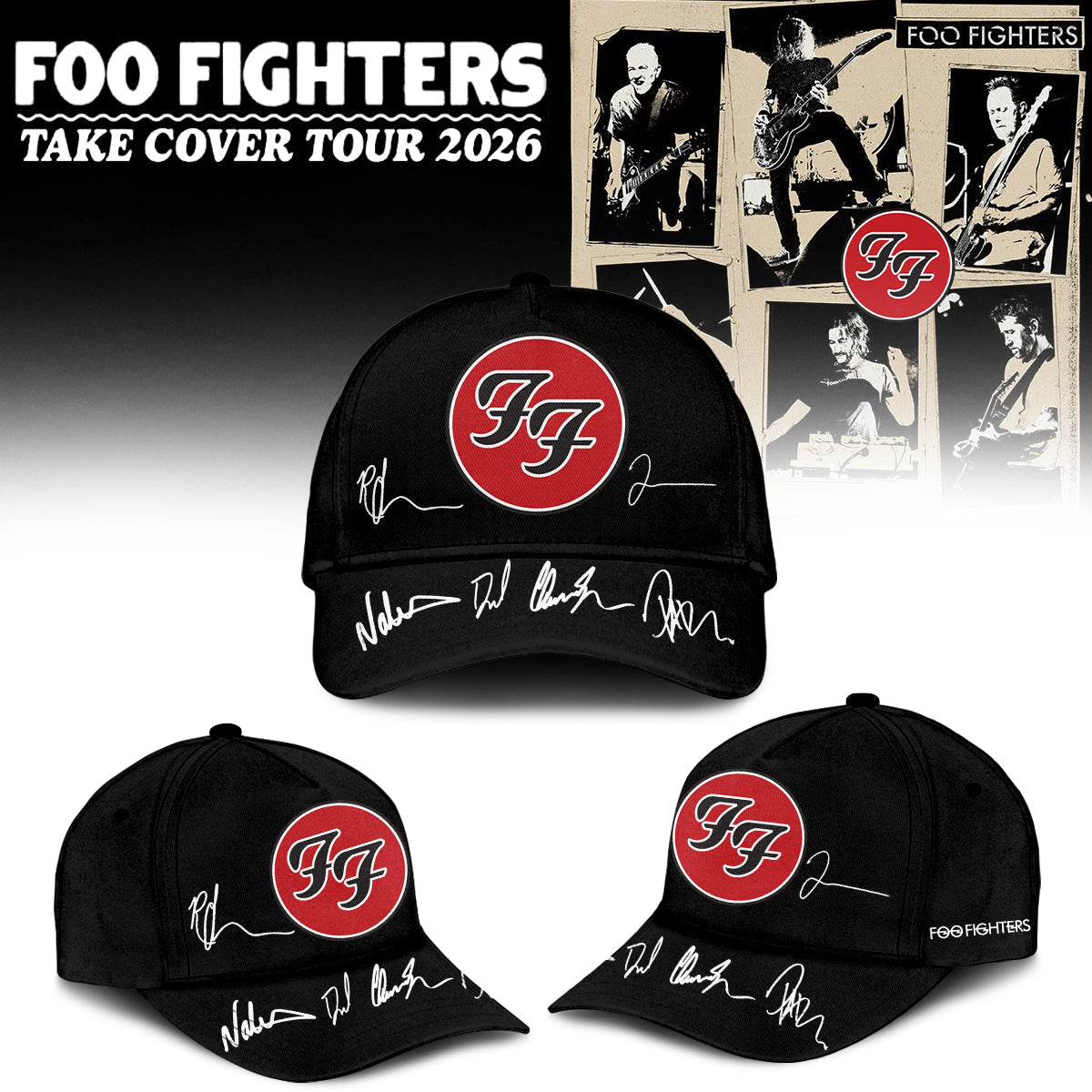 FF ”Take Cover Tour 2026” Limited Edition Signature – Hoodie