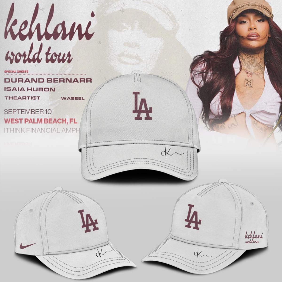 Kehlani World Tour Limited Edition Signature – Jersey 1