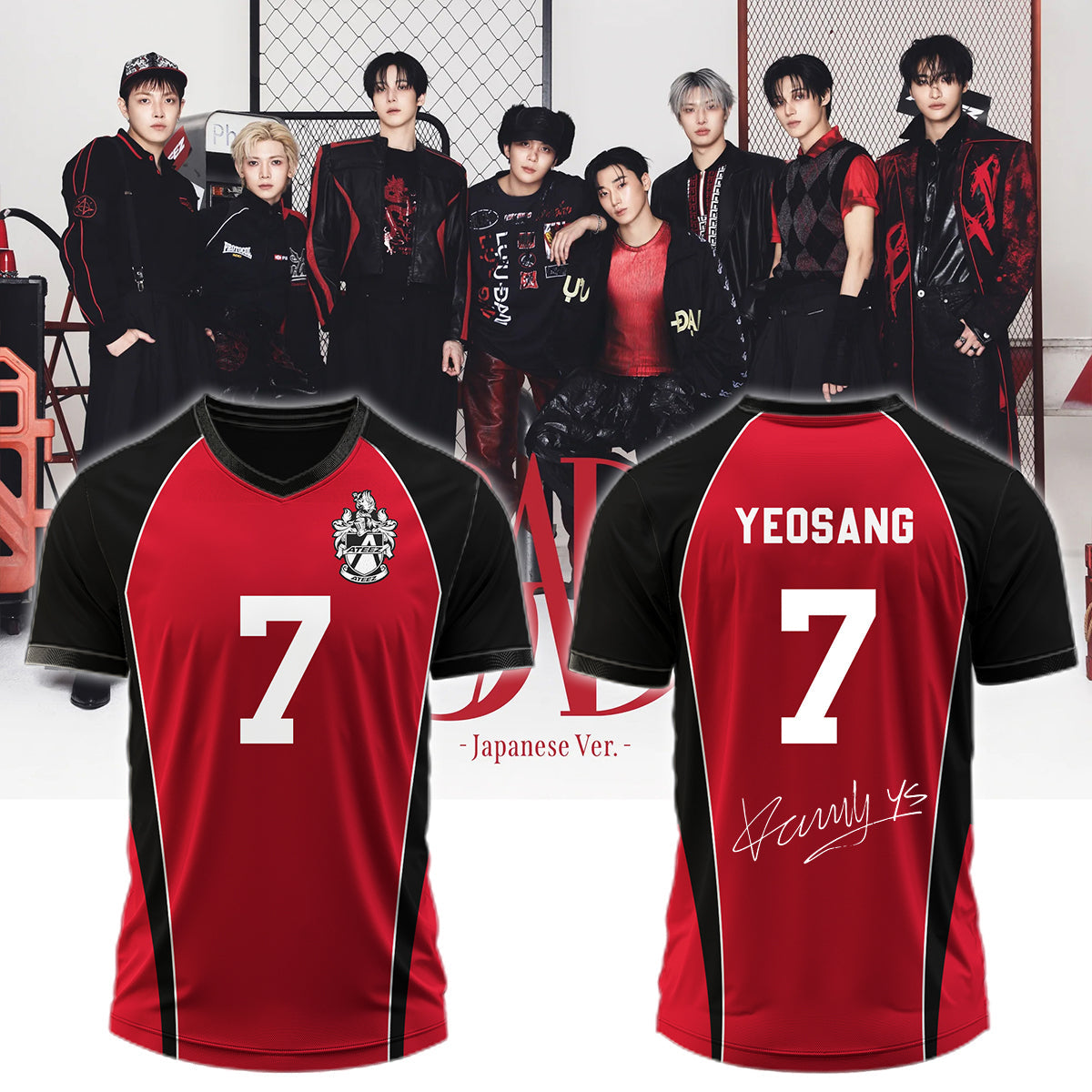 .ATEEZ BAD signed Jersey
