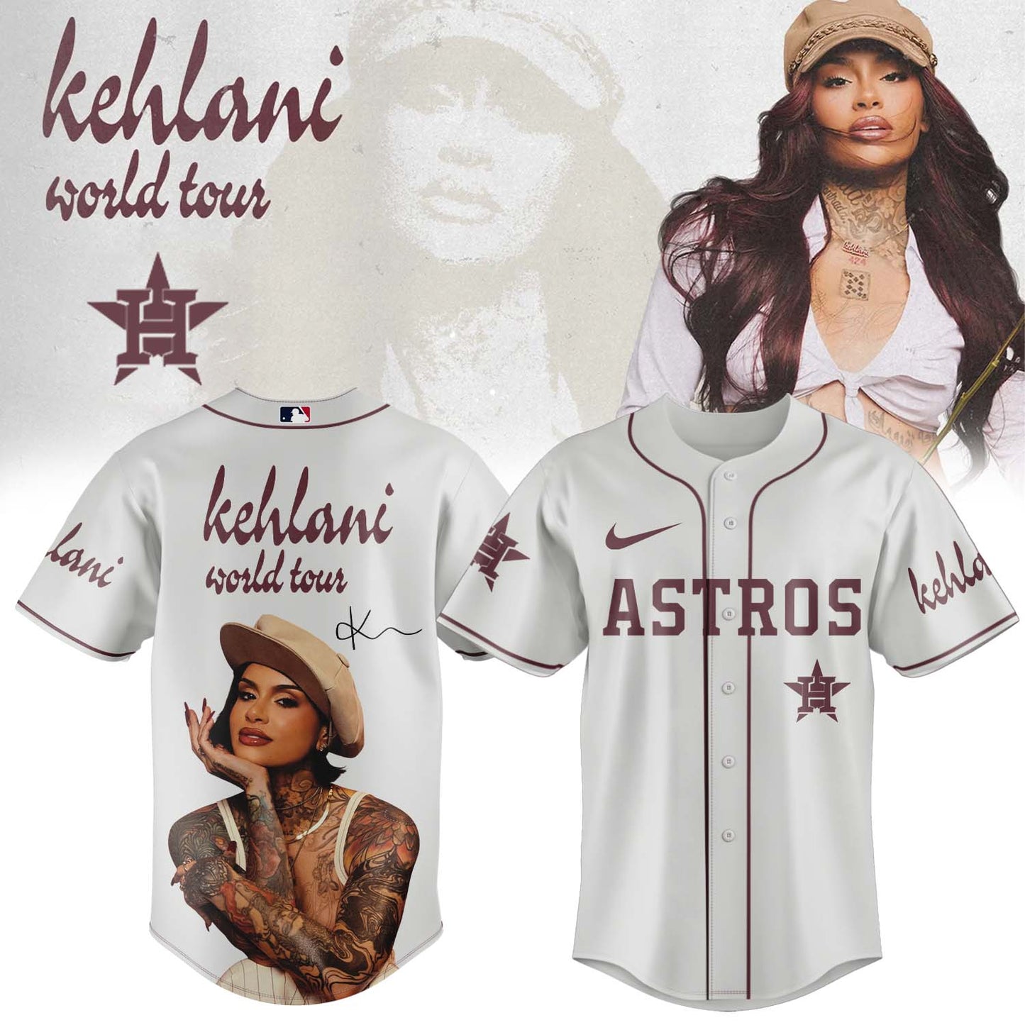 Kehlani World Tour Limited Edition Signature – Jersey 2