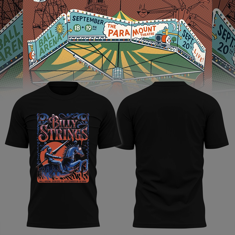 Limited Edition Billy Strings tour 2026 T-shirt