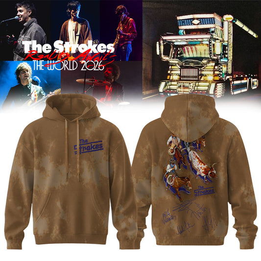.The Strokes Reality Awaits World Tour 2026 Limited Edition Signature – Hoodie