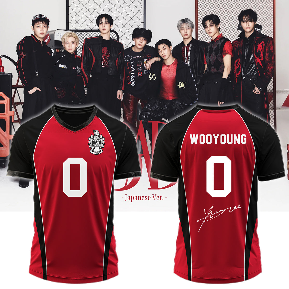 .ATEEZ BAD signed Jersey
