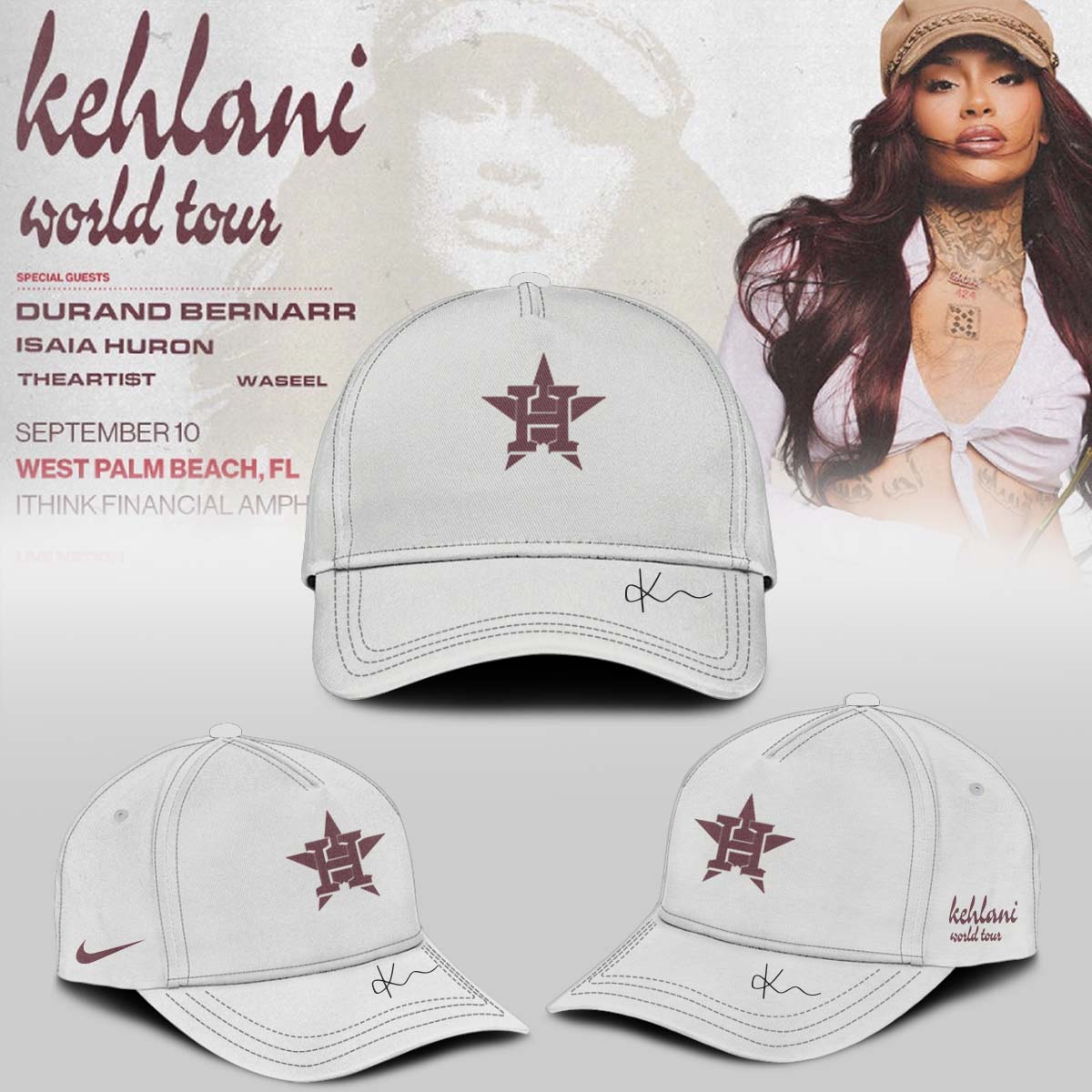 Kehlani World Tour Limited Edition Signature – Jersey 1