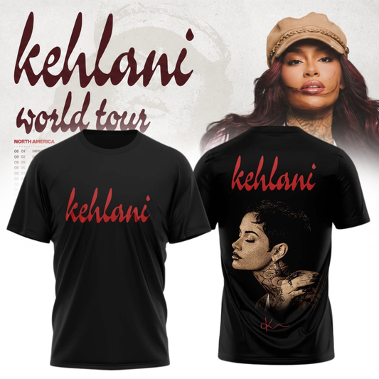 Kehlani World Tour Limited Edition Signature – Tshirt