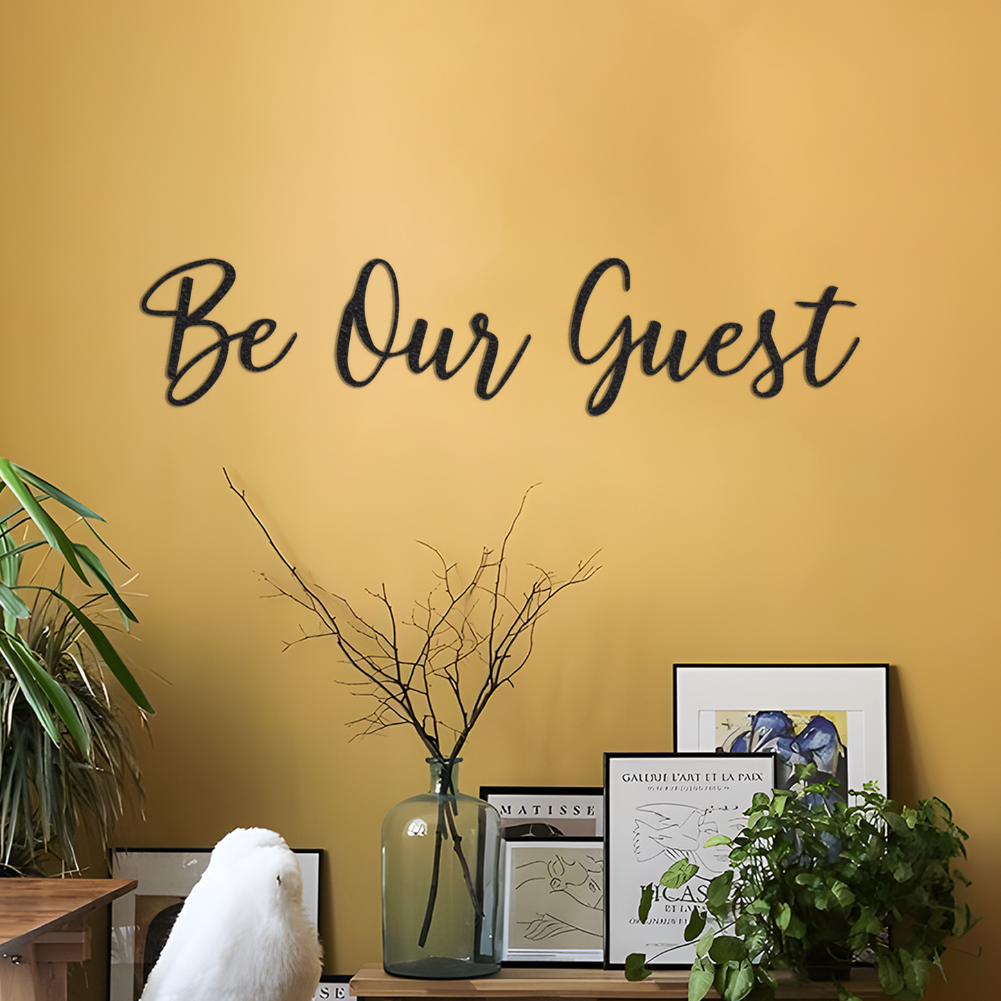 Be Our Guest Metal Wall Decor, Be Our Guest Sign, Entryway Decor, Guest Bedroom Sign, Guest Sign, Wedding Decor, Metal Words, Metal Sign