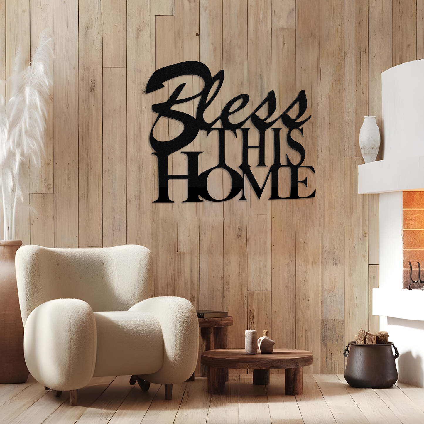 Bless This Home Metal Sign, Metal Wall Decor,Entry Way Decor,Bless Home,Home,Wall Hanging,Housewarming gift,Entry Way,Home Decor