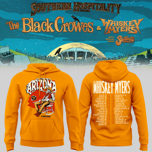 Limited Edition Whiskey Myers Southern Hospitality Tour In Arizona Hoodie 2