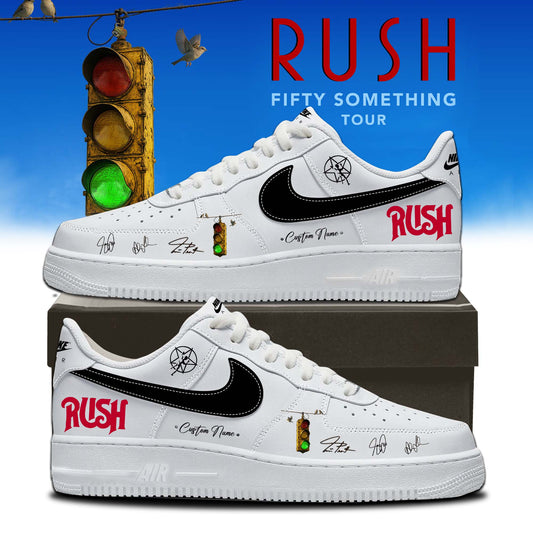 ,,RUSH “Fifty Something Tour” 2026 Signed – Shoes 1-3