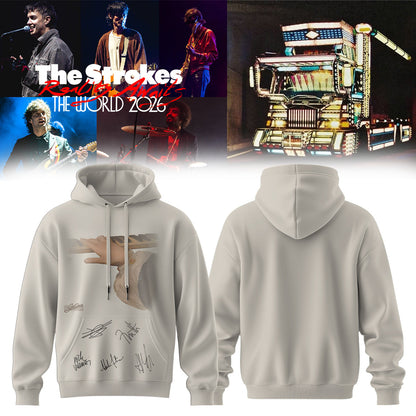 .The Strokes Reality Awaits World Tour 2026 Limited Edition Signature – Hoodie