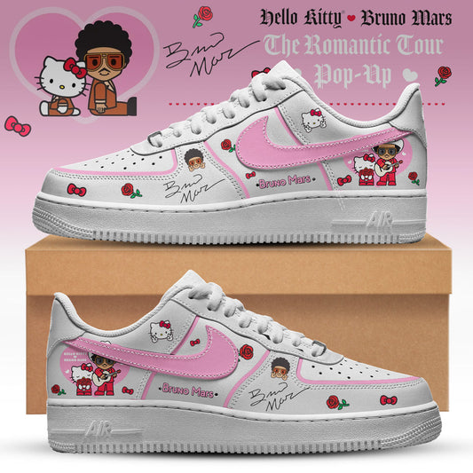 Bruno Mars x Hello Kitty "The Romantic Tour" AF1 Sneakers