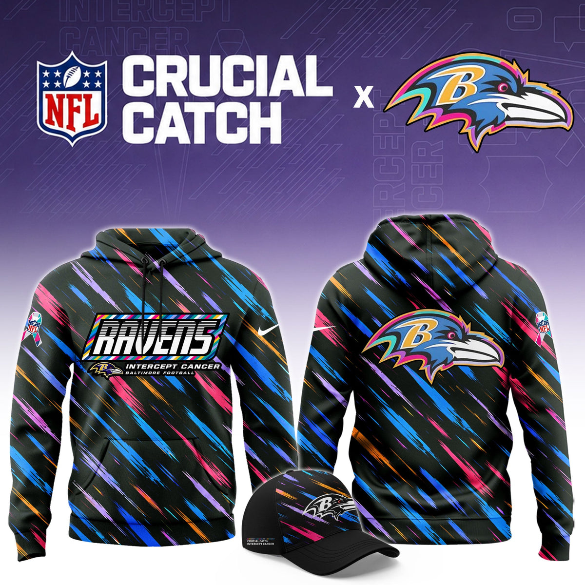 ..B.Ravens 2026 Crucial Catch Limited Hoodie
