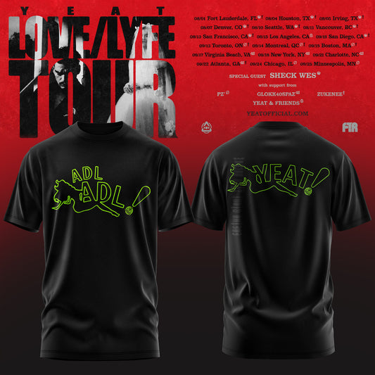 _YEAT – LOVE/LYFE TOUR T-Shirt Premium Graphic