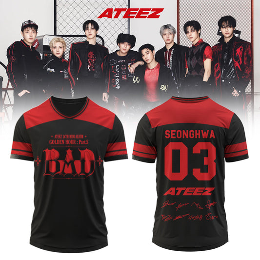 ATEEZ BAD signed Jersey