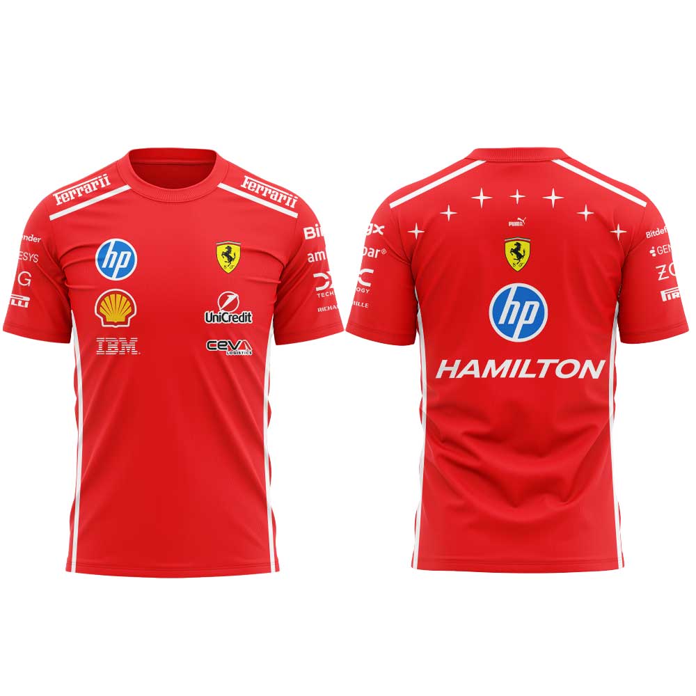 . Scuderia Ferrari HP Hamilton 2026 Monza Grand Prix Shirt