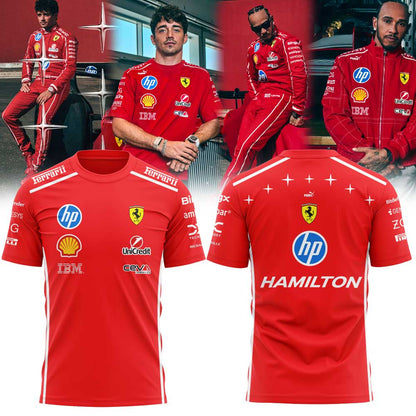 . Scuderia Ferrari HP Hamilton 2026 Monza Grand Prix Shirt